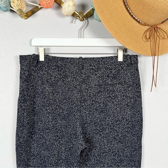 Theory Core Wool Tailored Trouser In Speckled Knit Tapered Ankle Pants - Picture 5 of 8